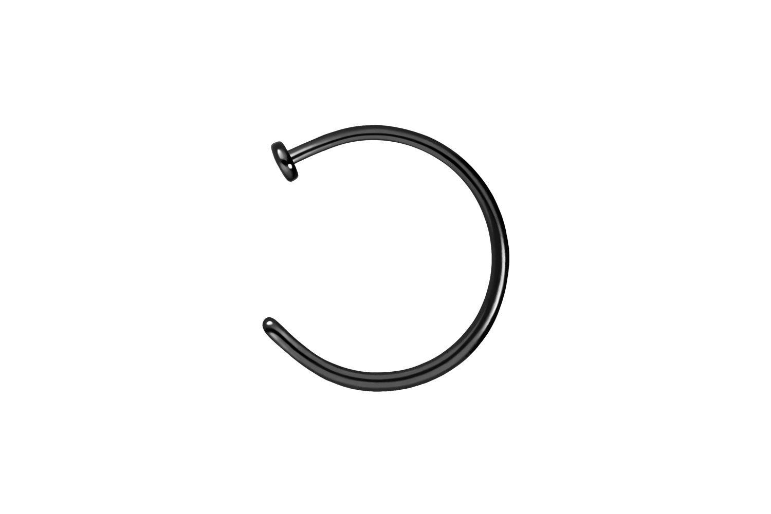 Chirurgenstahl Nasenring Nasenpiercing offen PLATTE